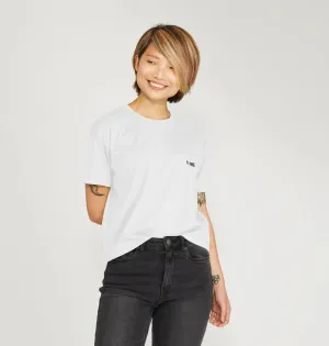 B-Relaxed Crop T-shirt White