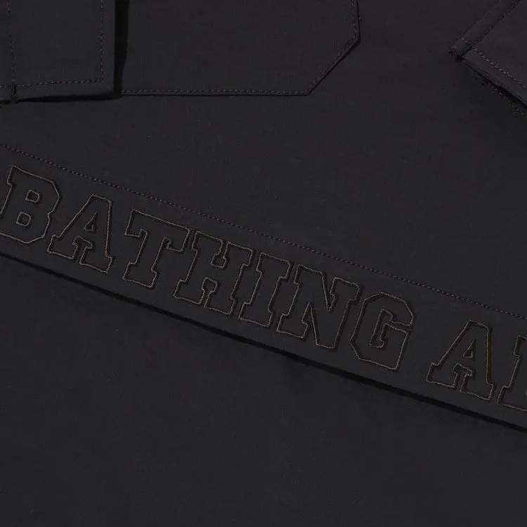 BAPE Relaxed Fit Army Shirt 'Charcoal', Black