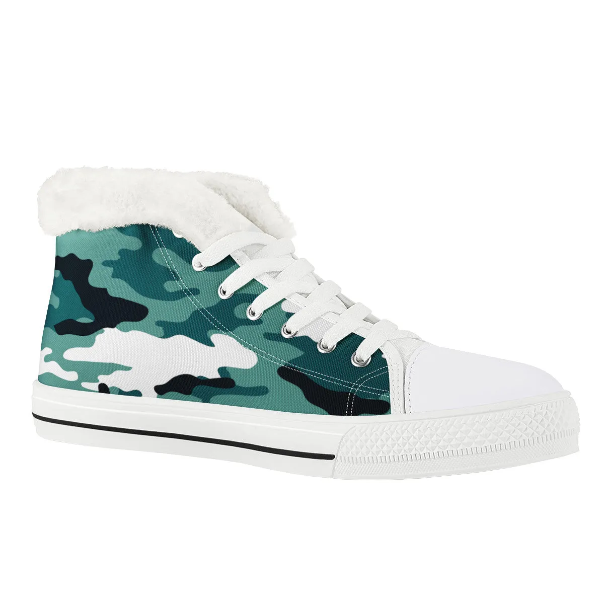 CAMOUFLAGE MORPH WINTER CANVAS SHOES