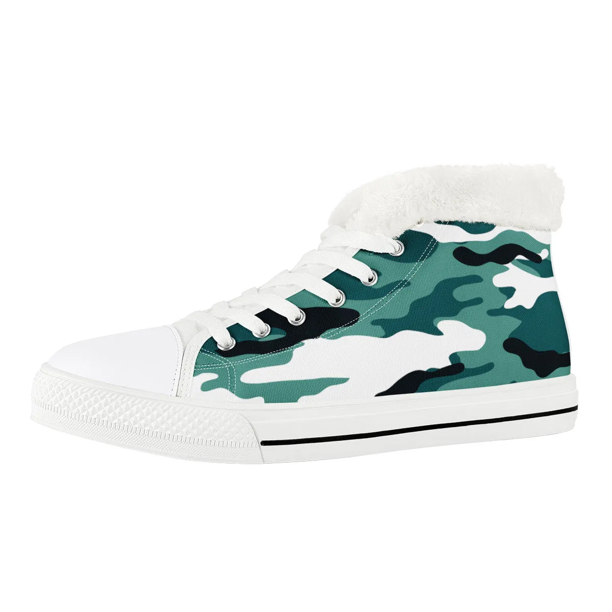 CAMOUFLAGE MORPH WINTER CANVAS SHOES