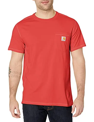 Carhatt 106652 Men's Force Relaxed Fit Midweight ShortSleeve Pocket TShirt