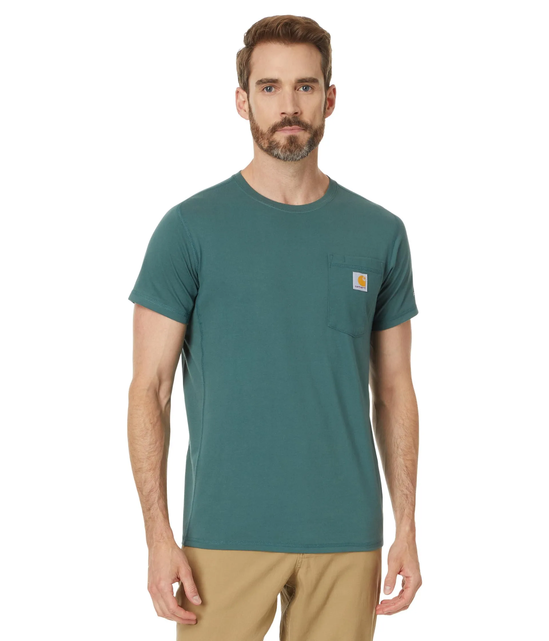 Carhatt 106652 Men's Force Relaxed Fit Midweight ShortSleeve Pocket TShirt