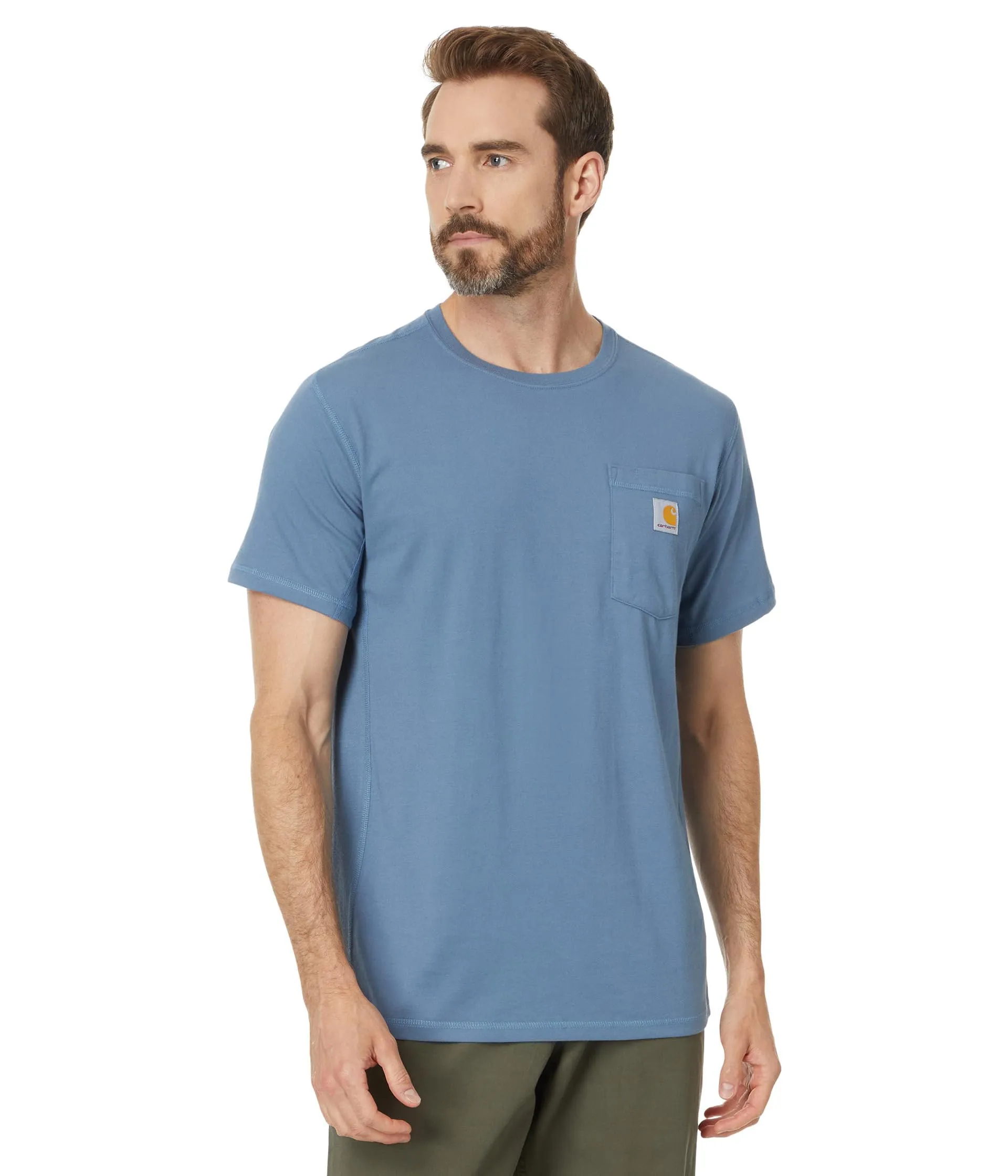 Carhatt 106652 Men's Force Relaxed Fit Midweight ShortSleeve Pocket TShirt