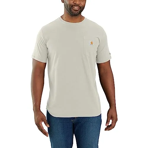 Carhatt 106652 Men's Force Relaxed Fit Midweight ShortSleeve Pocket TShirt