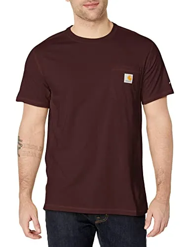 Carhatt 106652 Men's Force Relaxed Fit Midweight ShortSleeve Pocket TShirt