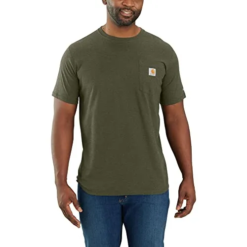 Carhatt 106652 Men's Force Relaxed Fit Midweight ShortSleeve Pocket TShirt