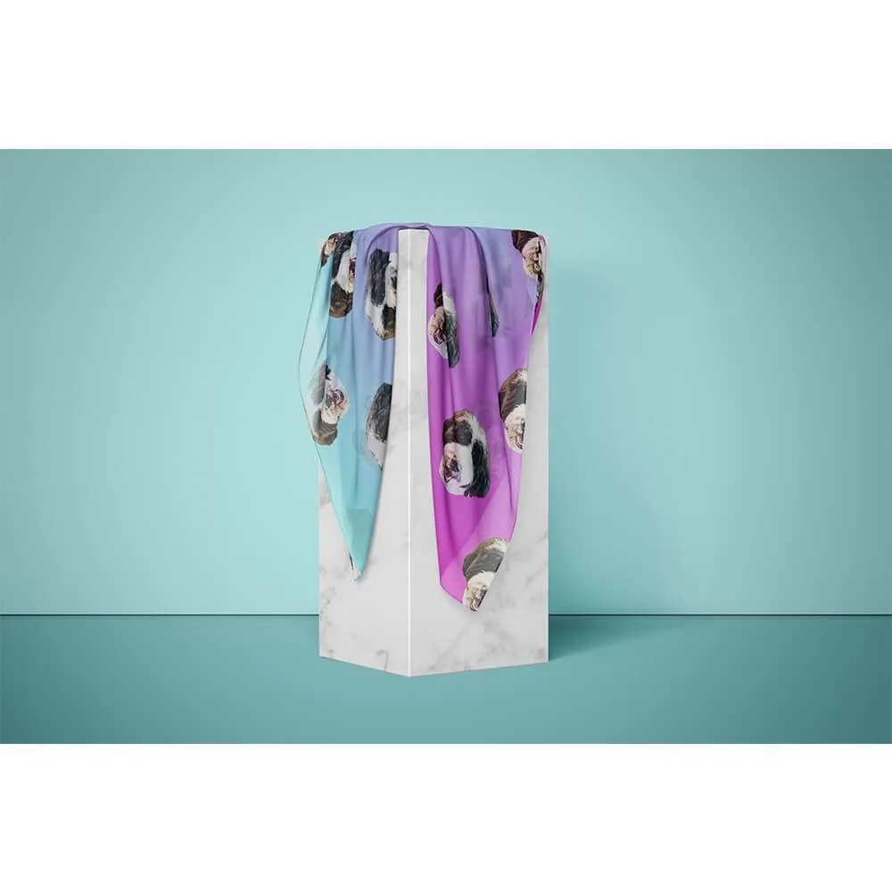 Custom Pet Art Scarves