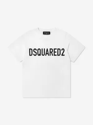 Dsquared2 Kids Logo T-Shirt In White