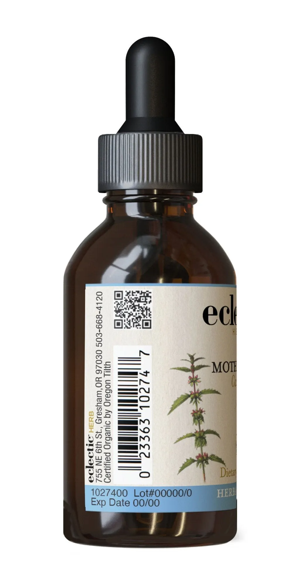 Eclectic Herb Motherwort Extract 2 oz Liquid