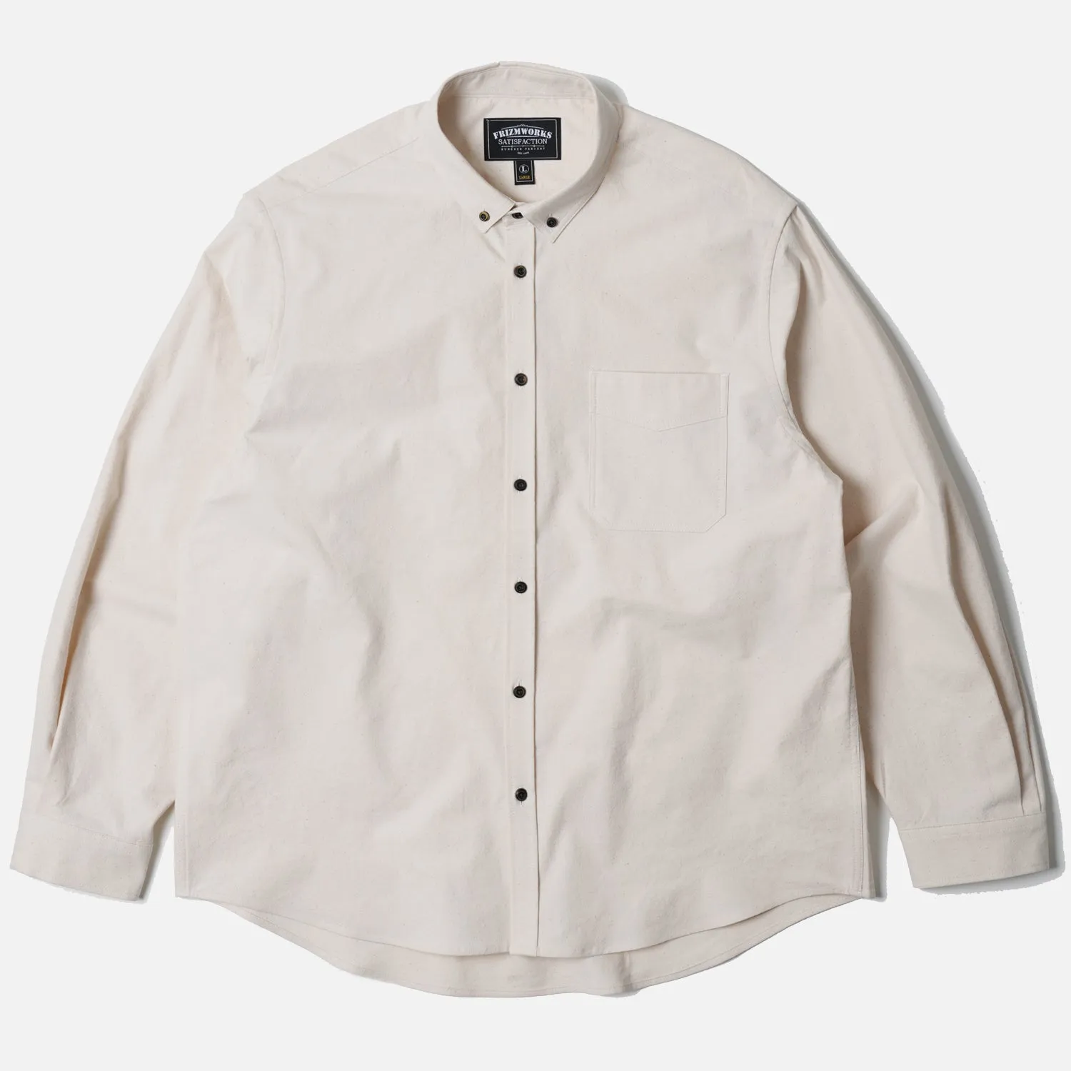 FrizmWorks Flannel French Shirt - Natural