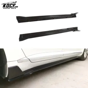 Glossy Black ABS Side Skirts of Body Kit for Volkswagen VW Arteon 2019 2020