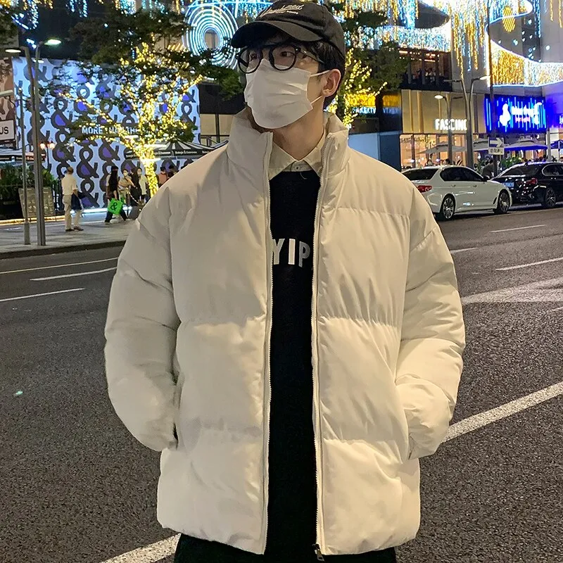 Harajuku Mens 8XL Parkas Warm Thicken Fashion Coat Oversized Winter Casual Jacket Male Streetwear Hip Hop Coat Woman Parkas