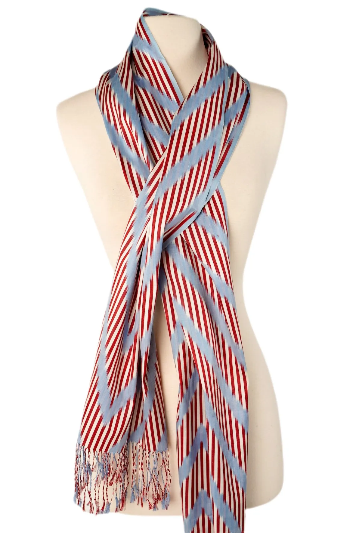 Hyannis Silk Ikat Scarf