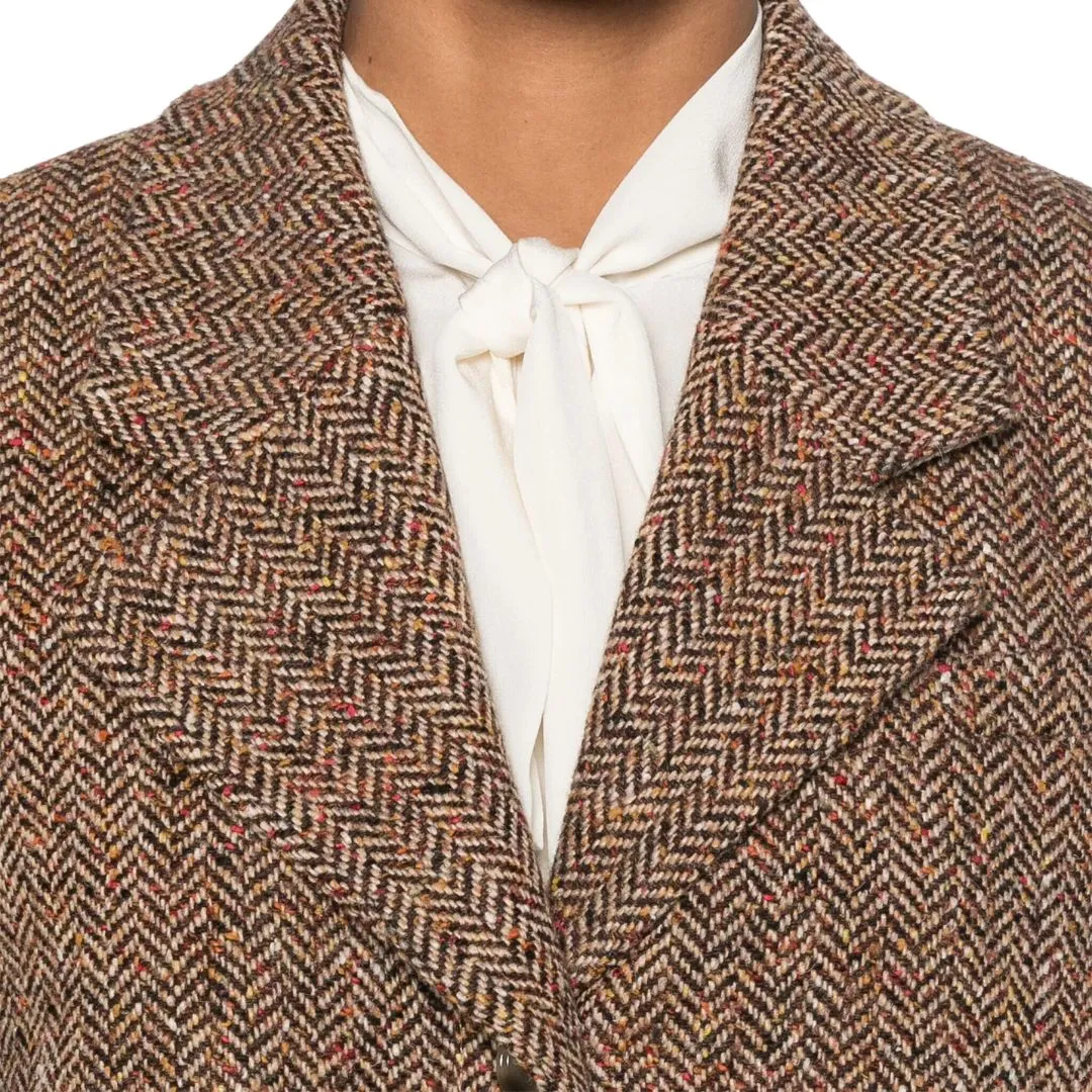 Jatylara Herringbone Tweed Relaxed Fit Blazer 50518444