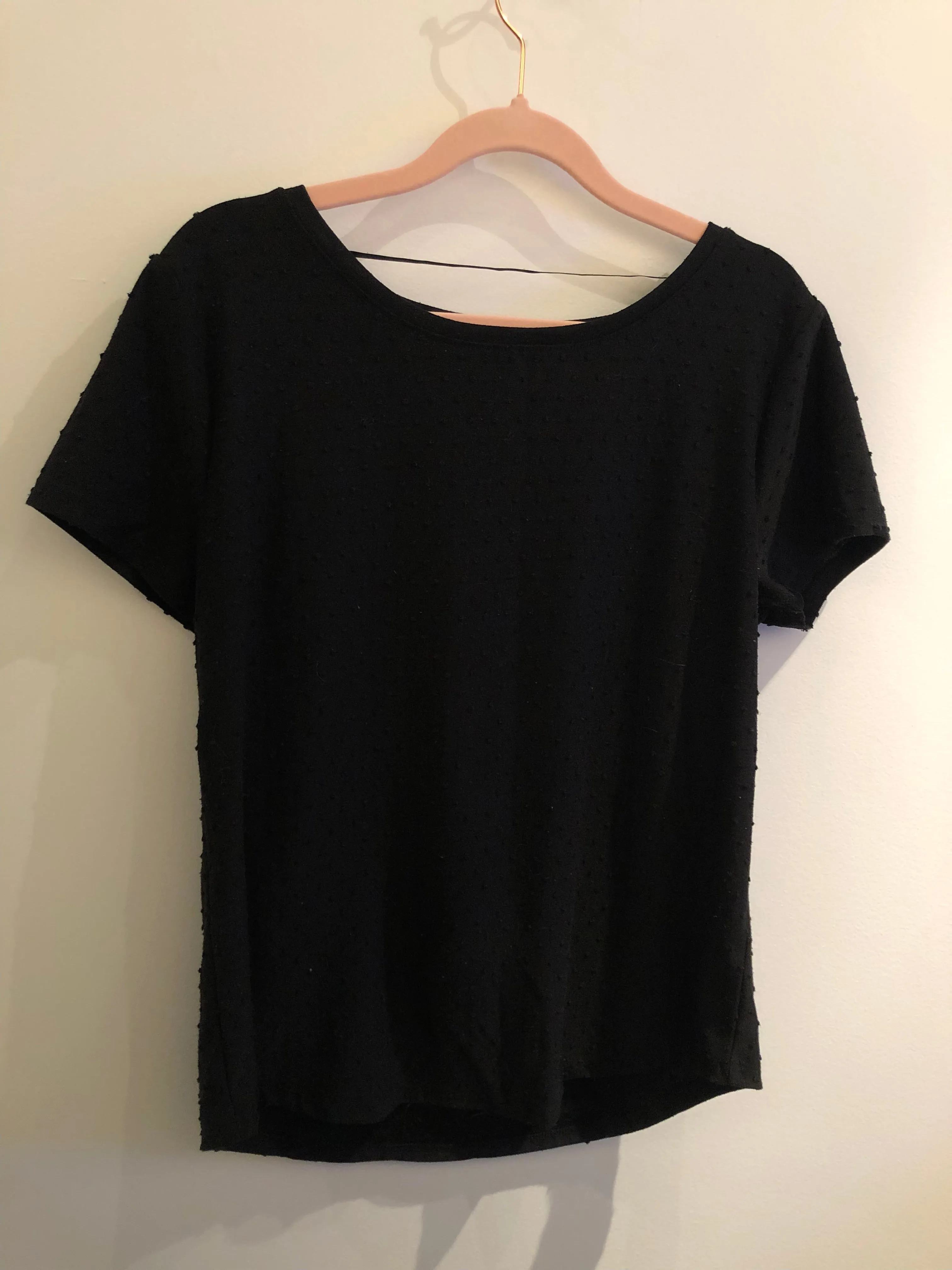 Joe Fresh Black Tee Sz L