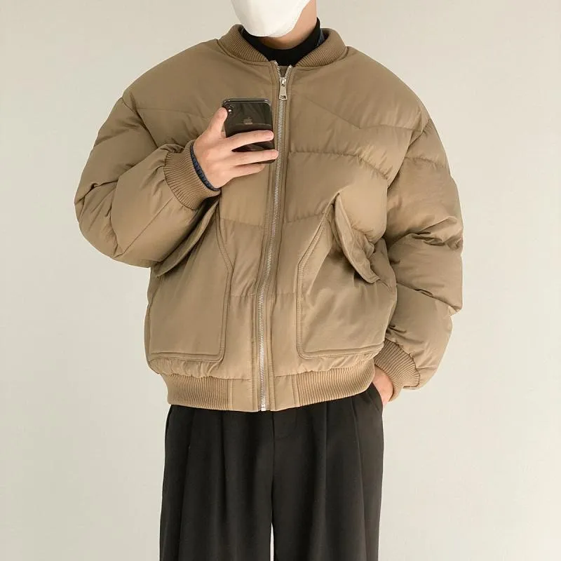 [Korean Style] 2 Colors Casual Bomber Parkas