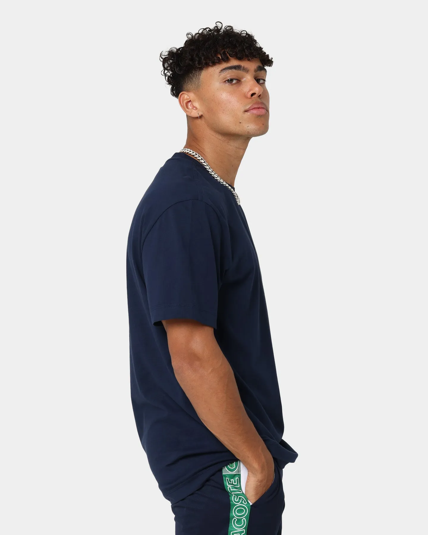 Lacoste Gold Stitch Fresh T-Shirt Navy