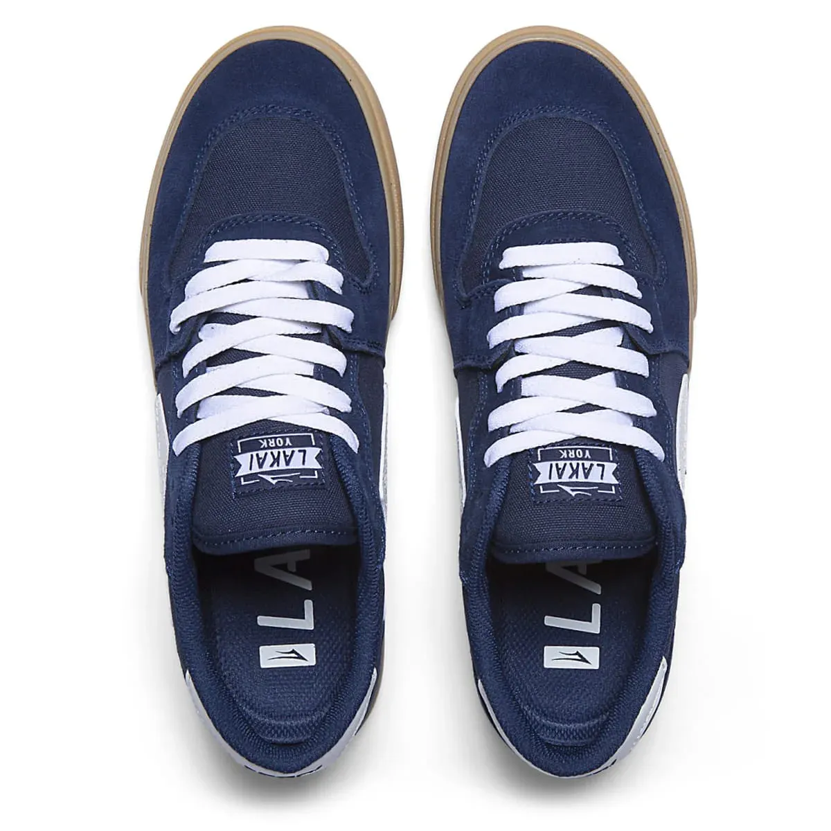 Lakai Shoes York - Navy/Gum Suede