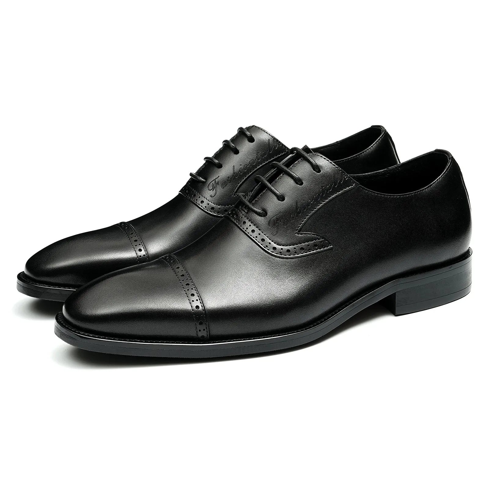 Luxe Exotic Leather Pointed Toe Oxford Dress Shoes