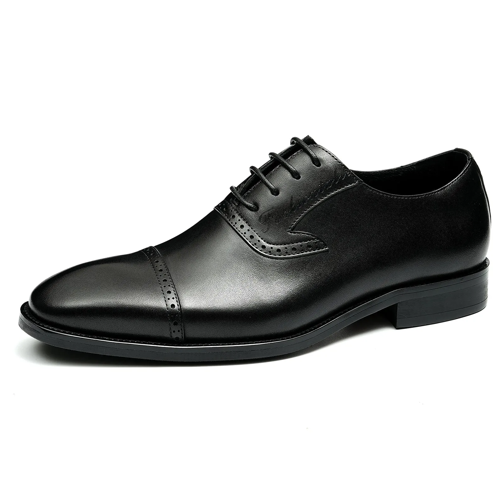 Luxe Exotic Leather Pointed Toe Oxford Dress Shoes