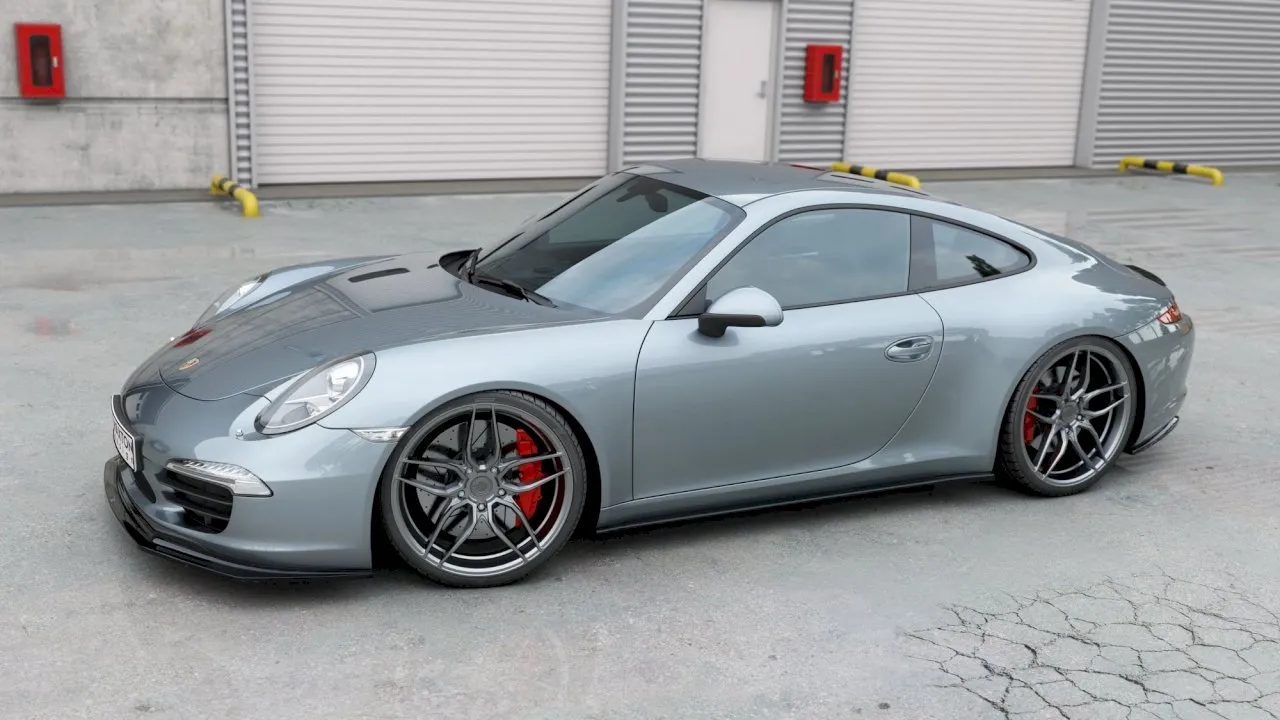 Maxton Design Side Skirts Splitters Porsche 911 Carerra 991.1