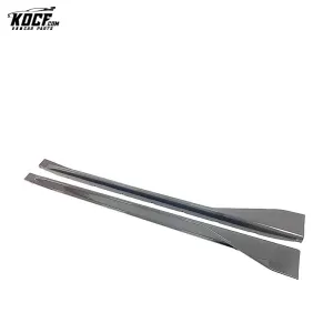 MP style Carbon Fiber Side Skirts Rocker Panels For BMW G80 G82 2020-22 Black Glossy Finish