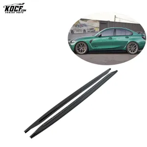 New G80 M3 G82 M4 MH-C Style Carbon Fiber Side Skirts Extension Rocker Panel For BMW G80 M3 G82 M4 2020 