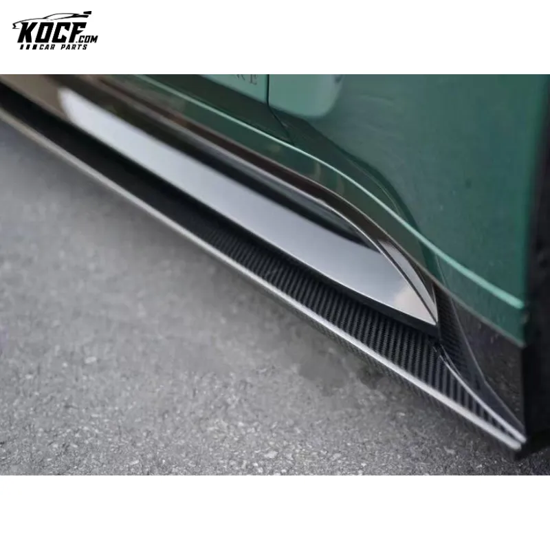 New G80 M3 G82 M4 MH-C Style Carbon Fiber Side Skirts Extension Rocker Panel For BMW G80 M3 G82 M4 2020 