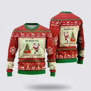 Norwegian Cats Ugly Christmas Sweater For Men And Women, Best Gift For Christmas, Christmas Fashion Winter