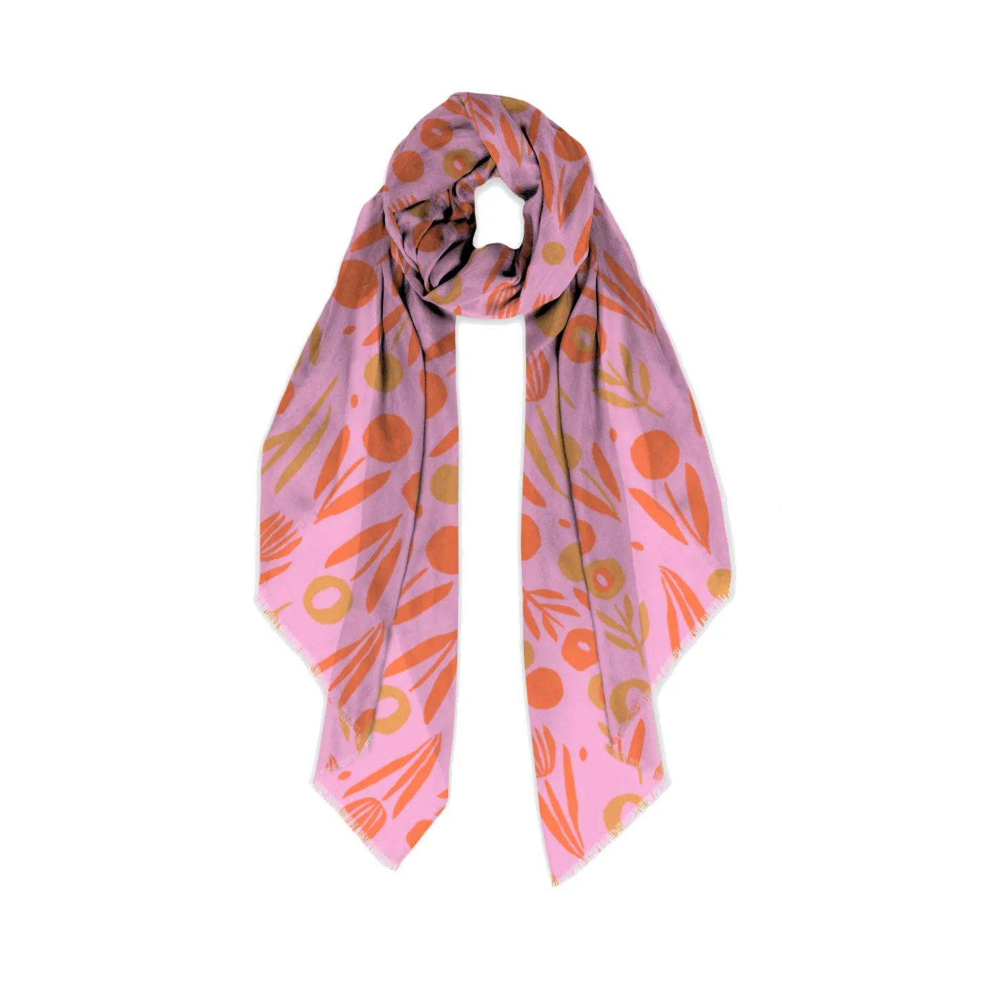 Poppy Tulip Power Modal Scarf