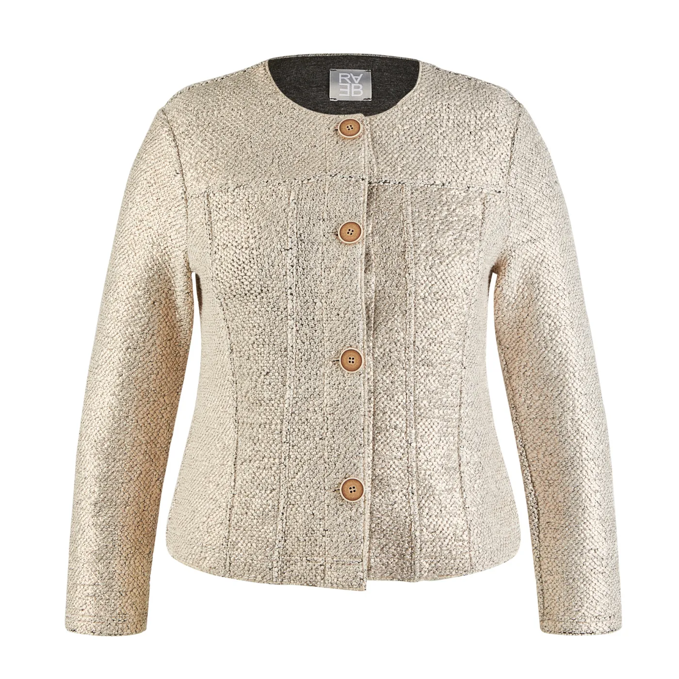 Rabe Buttoned Jacket | Vanilla