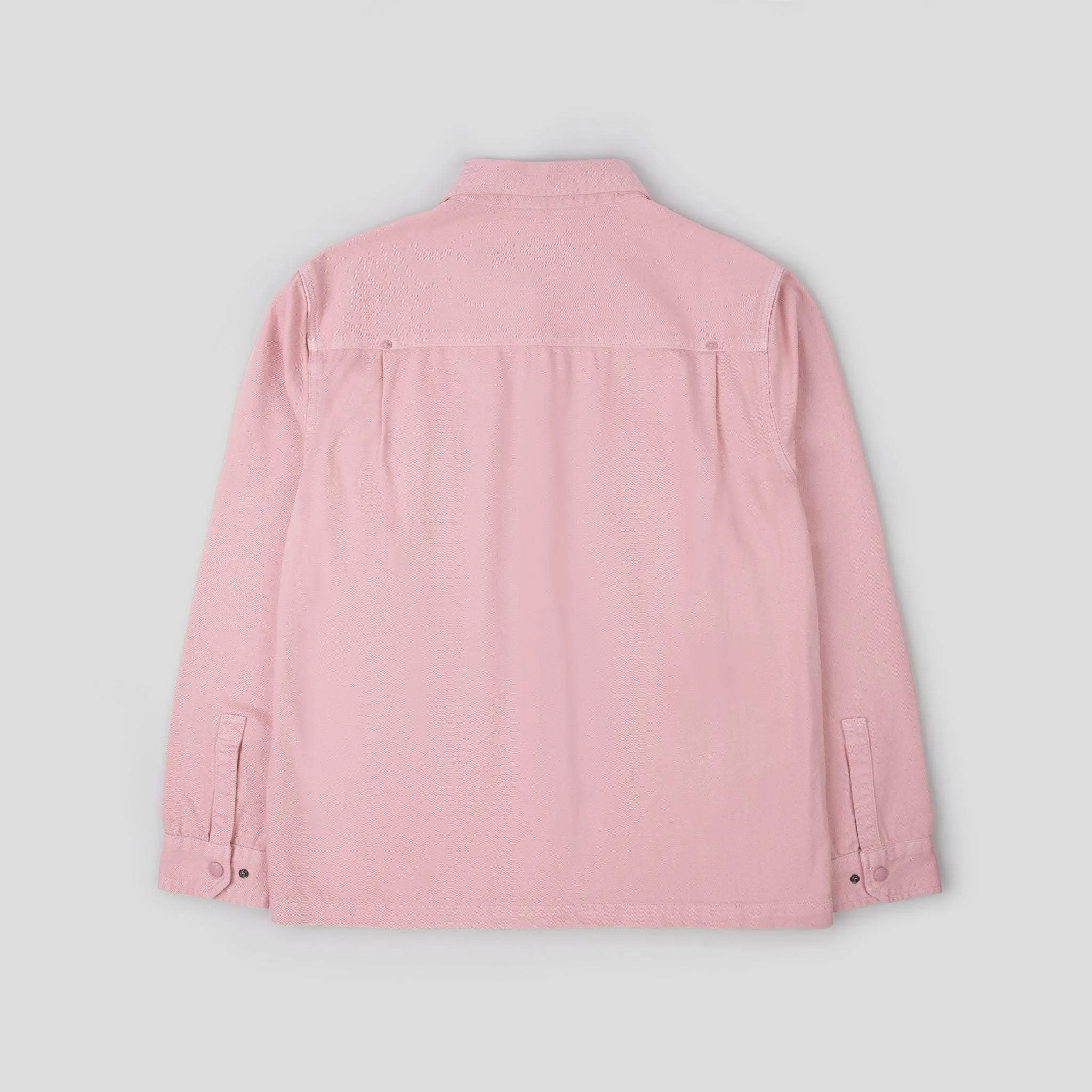 Relaxed Denim Overshirt Dusty Pink