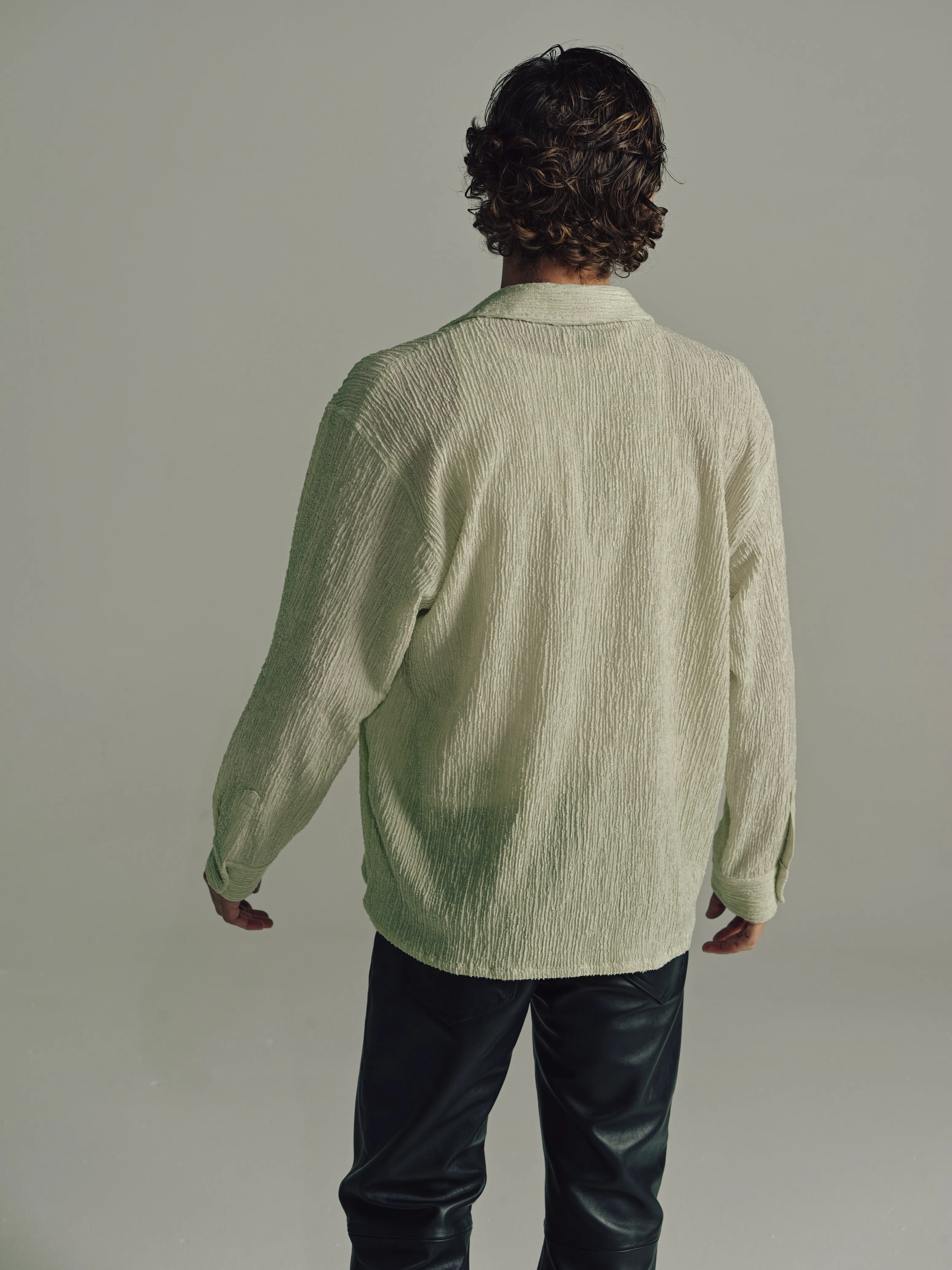 Relaxed Long Sleeve Shirt | Lime