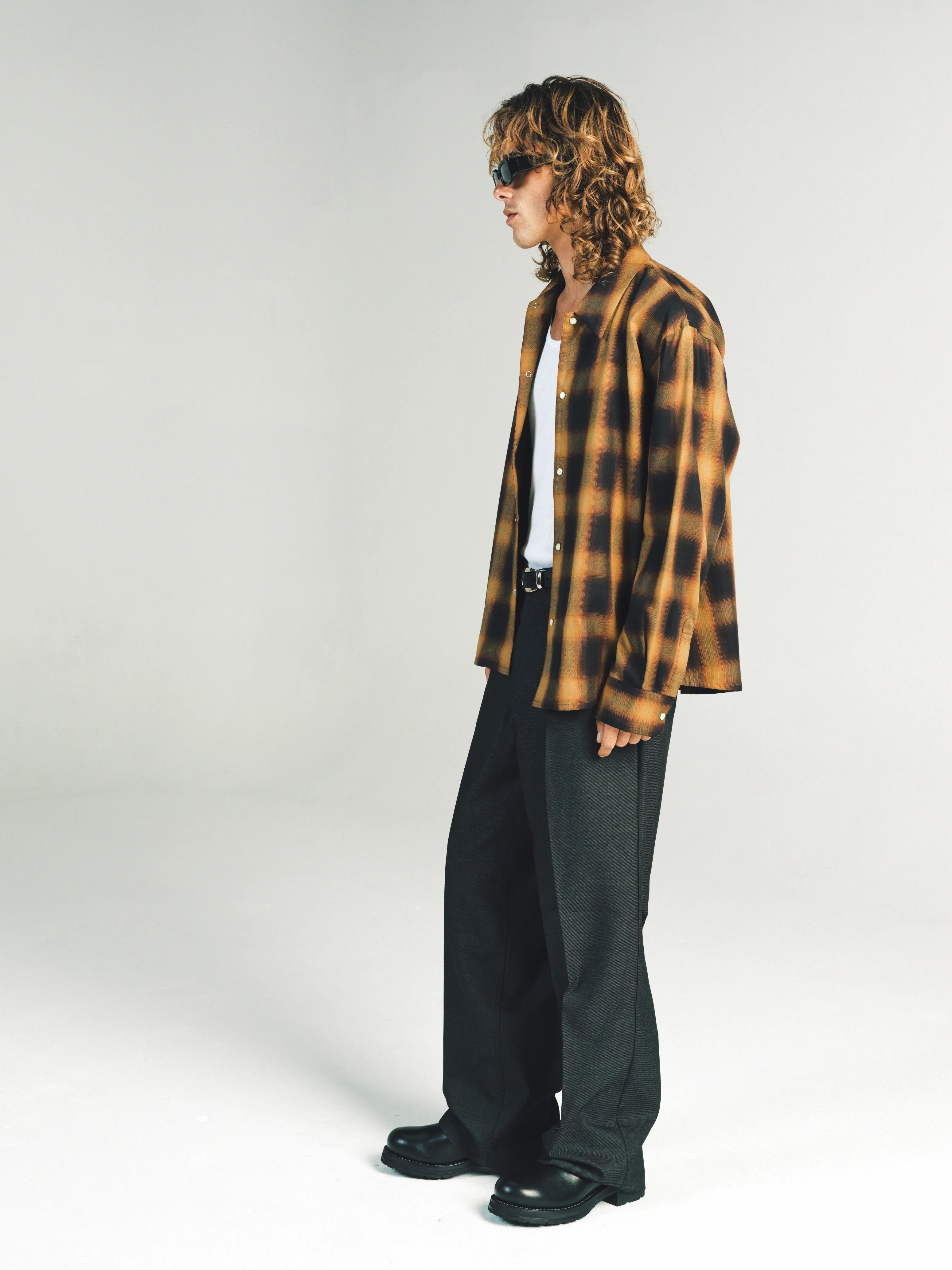 RELAXED LONG SLEEVE SNAP SHIRT | OG CHECK