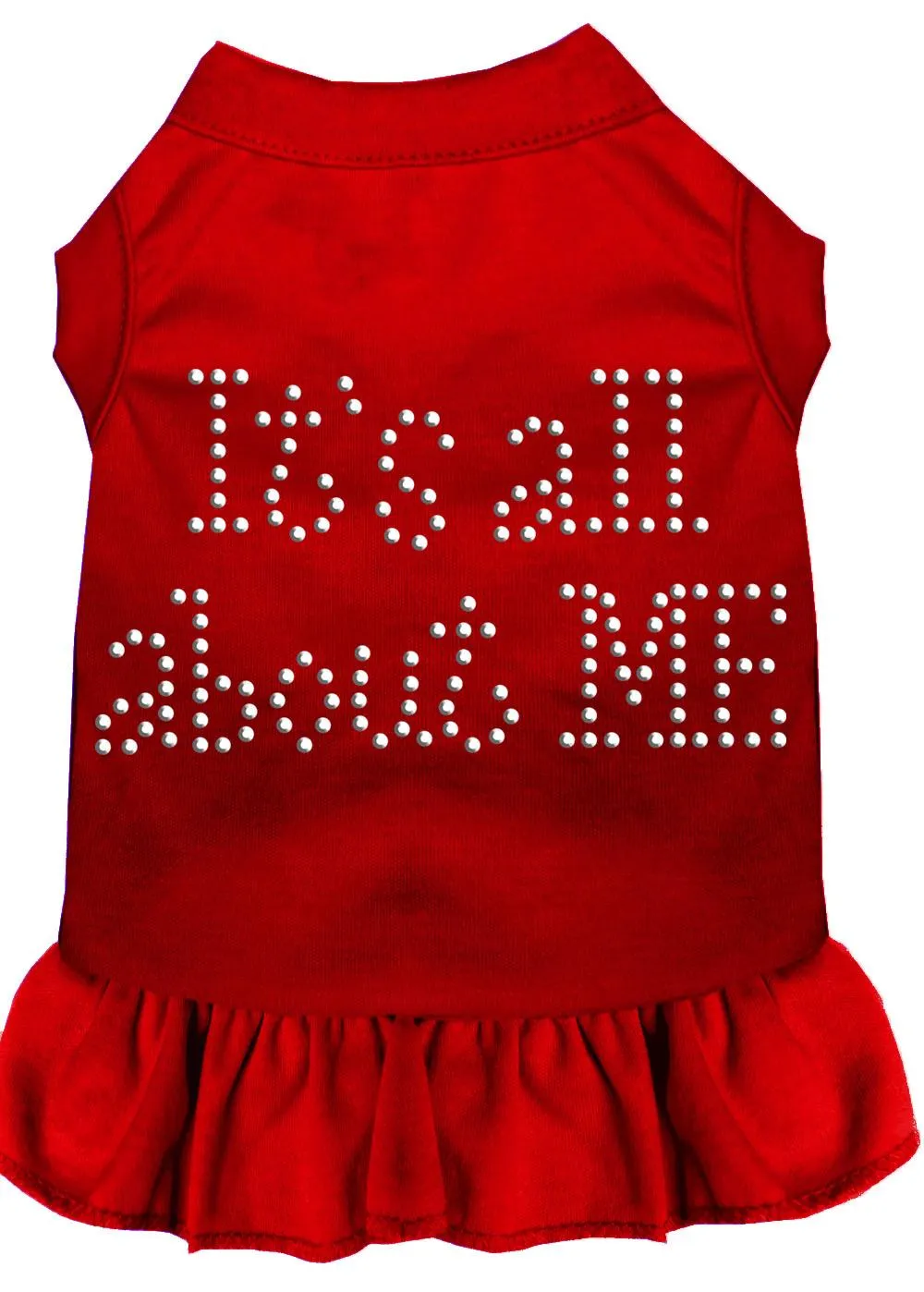 Rhinestone All About Me Dress Red Xl (16)