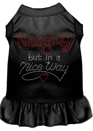 Rhinestone Naughty But In A Nice Way Dress Black Med (12)