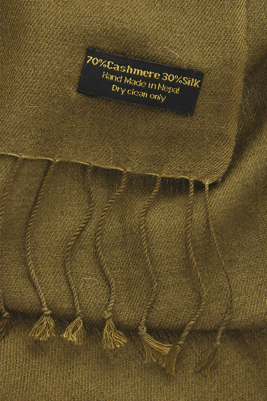 SHERPA Cashmere Khaki Green Woman Scarf