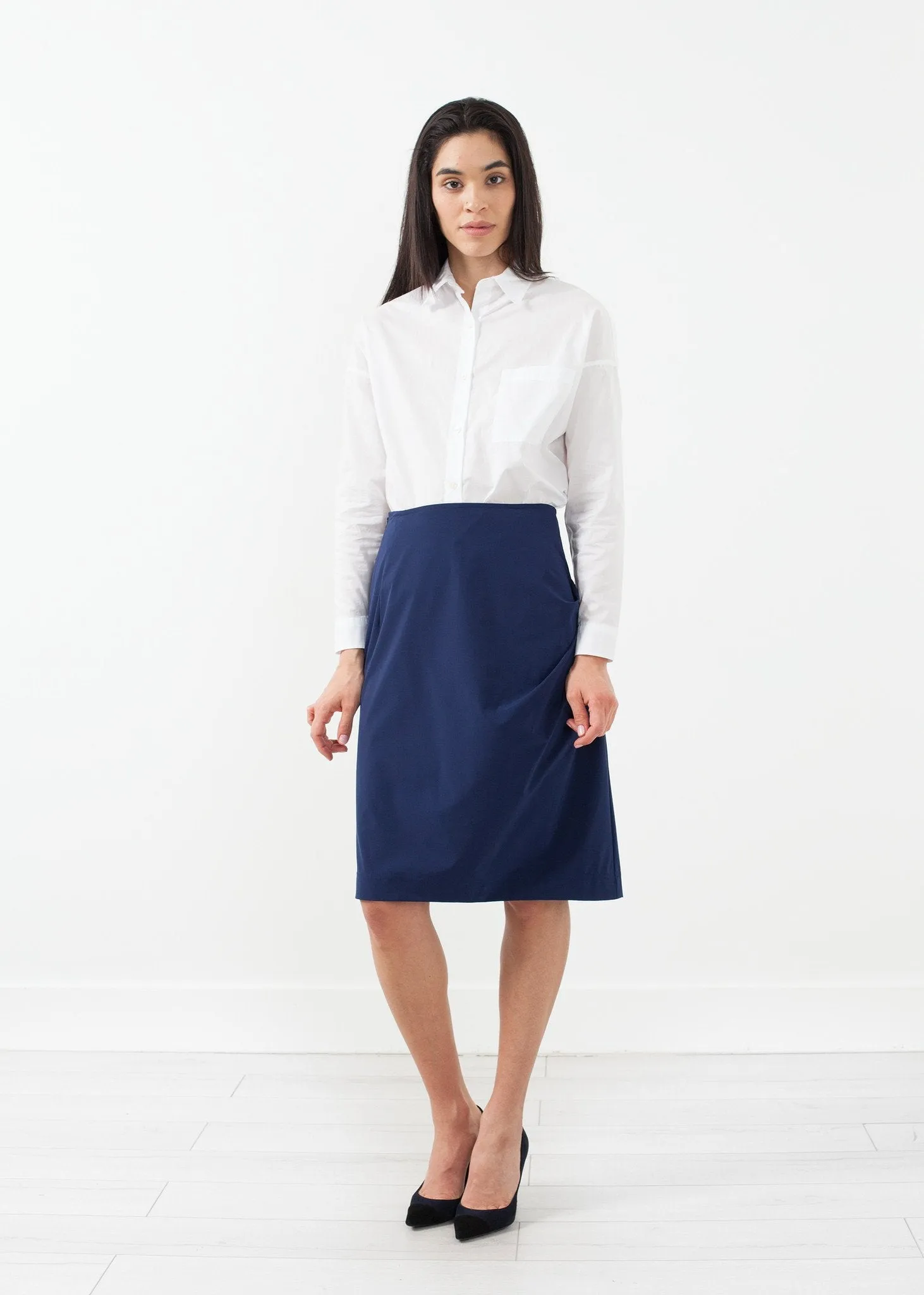 Side Ruche Skirt