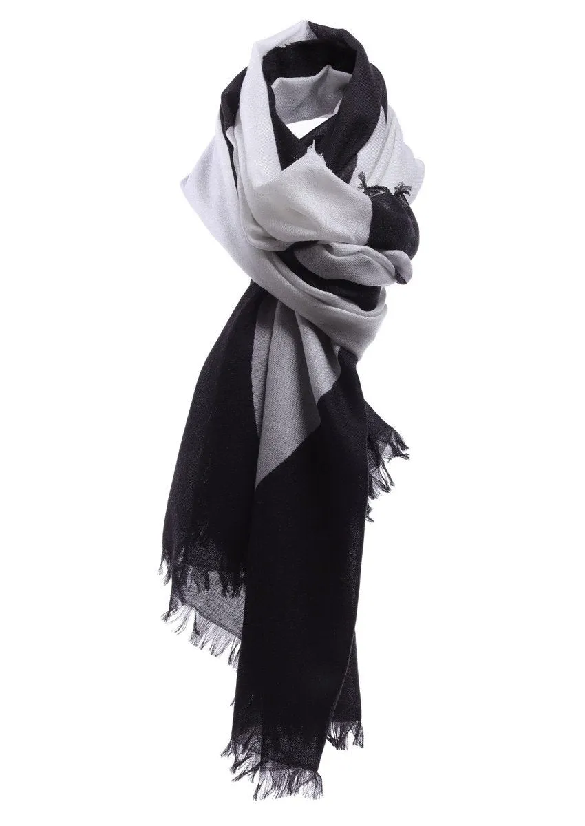 super fine baby cashmere scarf by Junko Koshino