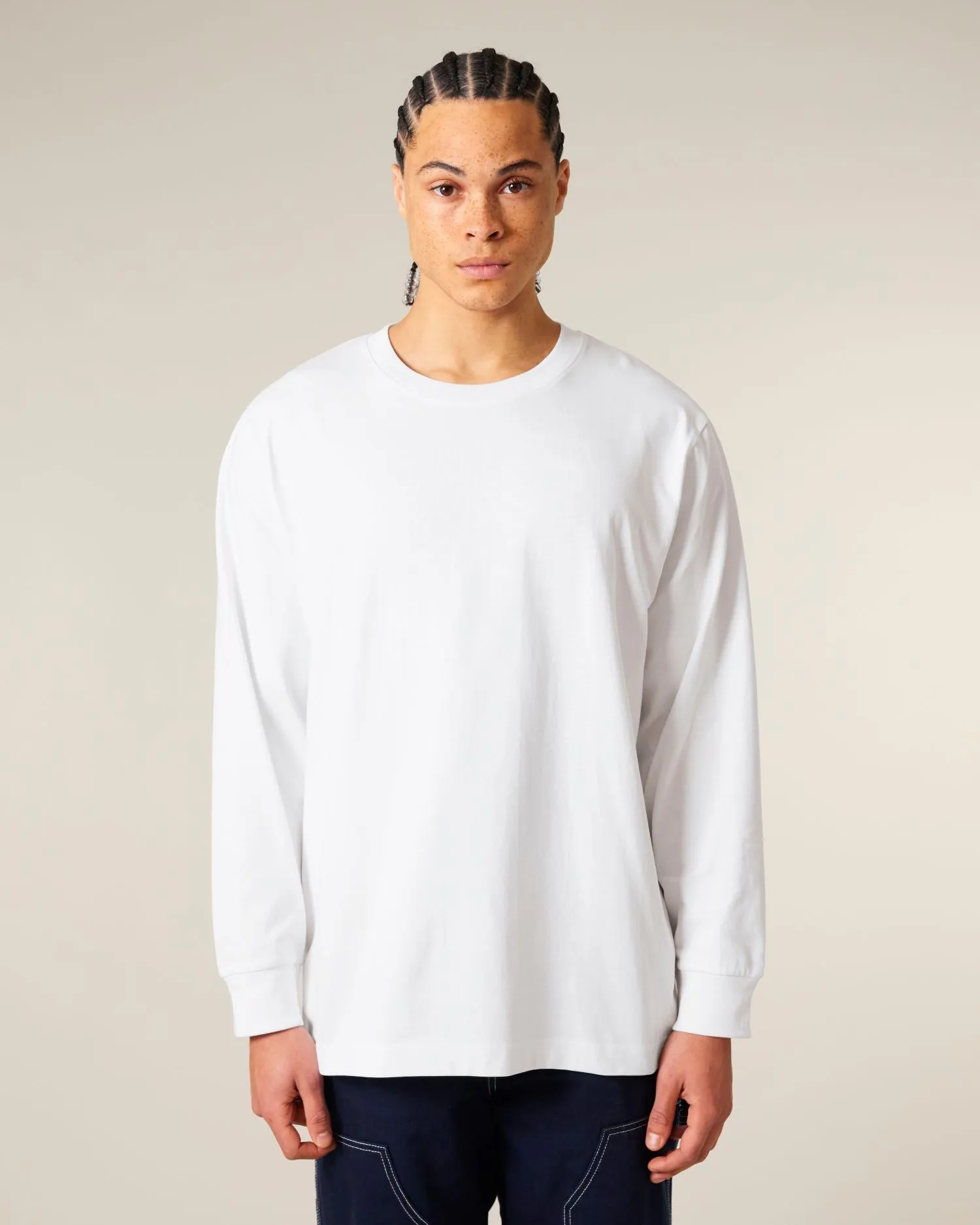 Unisex Heavyweight Long Sleeve T-Shirt - 240 GSM | Freestyler Long Sleeve STTU200