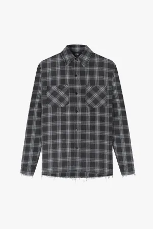 Vintage Flannel Shirt | Worn Black