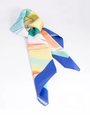 Watercolour Strokes Bandana Hair Scarf