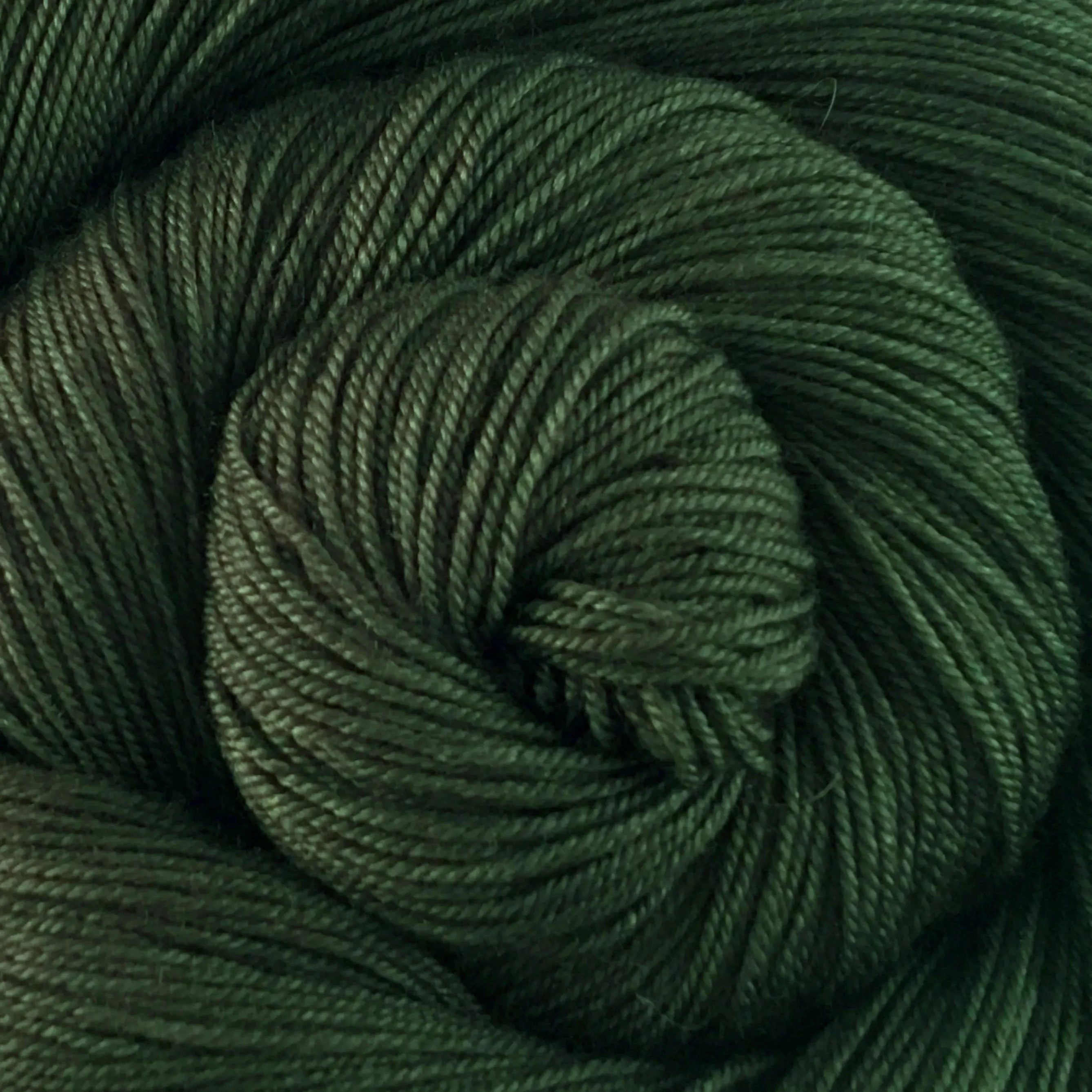 Yakity Yak Fingering Weight Yarn - Pine Semi Solid