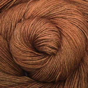 Yakity Yak Fingering Weight Yarn - Pumpkin Semi Solid