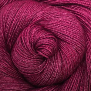 Yakity Yak Fingering Weight Yarn - Raspberry Semi Solid