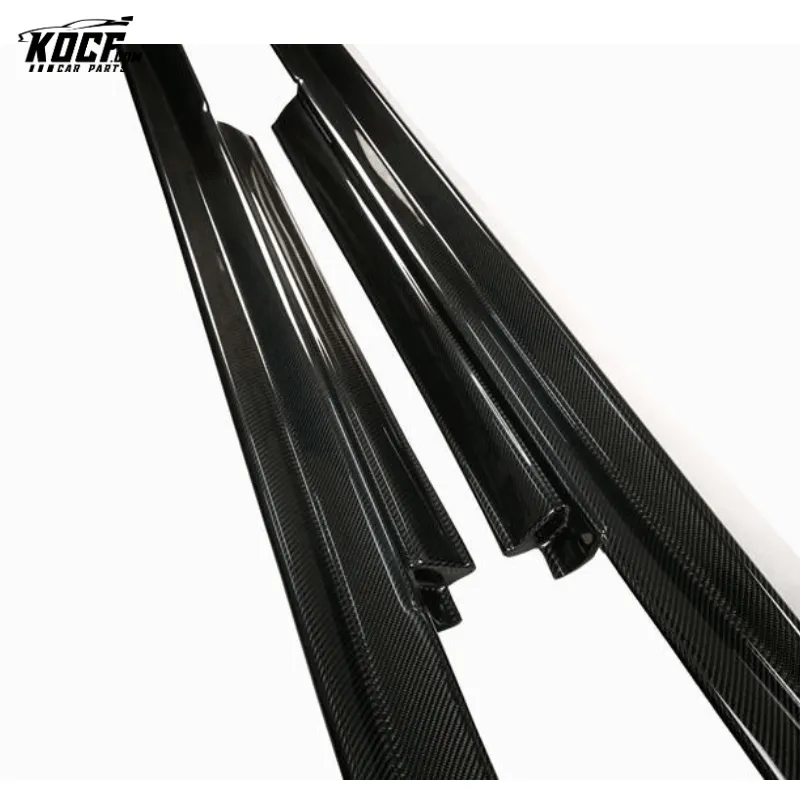 ZE Style Carbon Fiber Side Skirts Rocker Panels For Nissan GTR R35 08-15