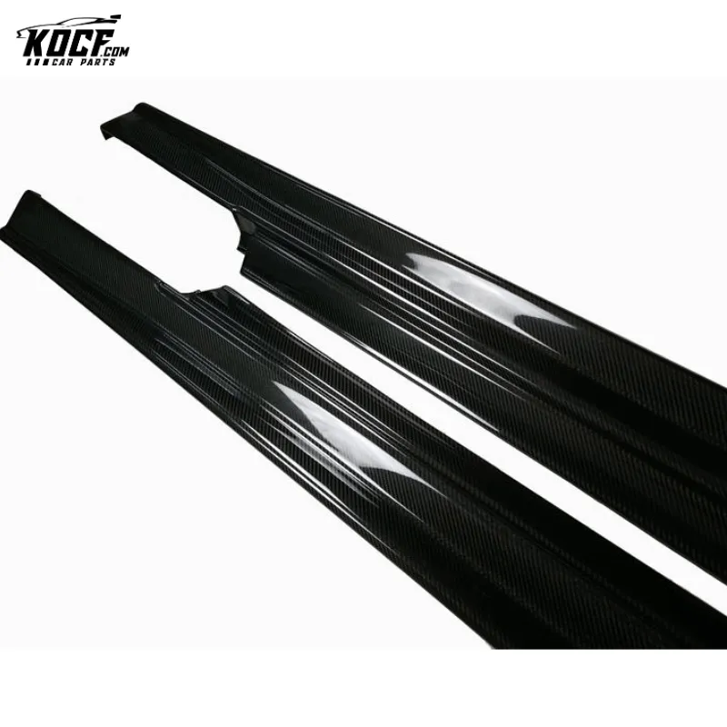 ZE Style Carbon Fiber Side Skirts Rocker Panels For Nissan GTR R35 08-15