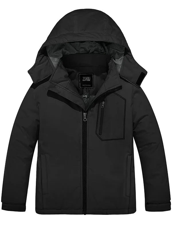 ZSHOW Boy's Waterproof Ski Jacket